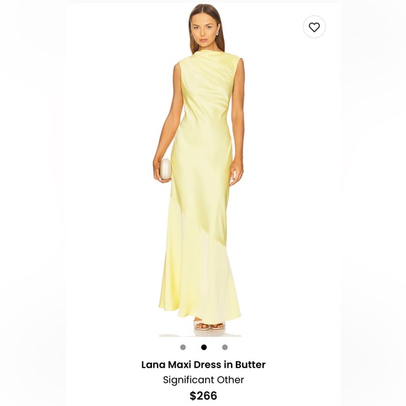 NWT Significant Other Lana Maxi Dress in Buttercream - Picture 1 of 6